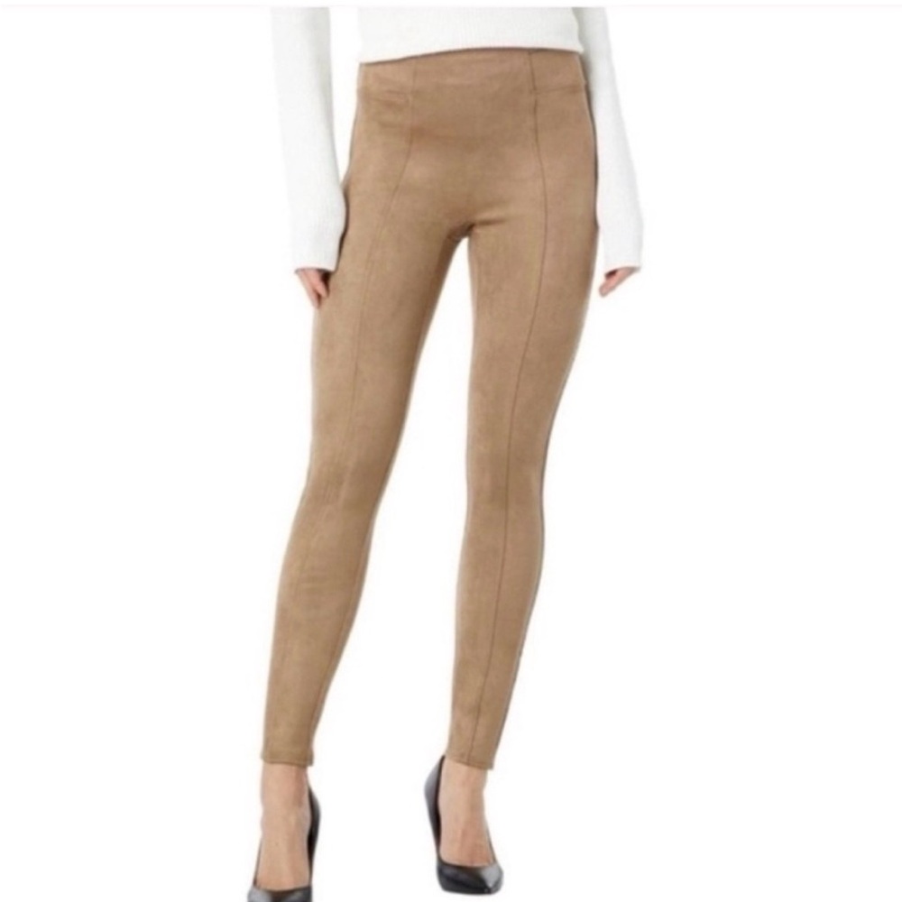 SPANX Tan High-Waisted Leggings